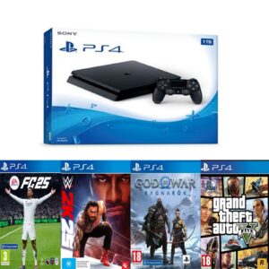 Sony PS4 Slim 1 TB  Unboxed (6 month Warranty) 3 Games Bundle
