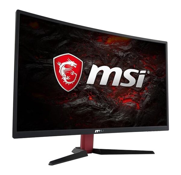 MSI Optix G27C2 27 inch,FHD/144Hz,300nits, VA Panel,R1800,DVI+HDMI+DP,with Display Port Cable 1ms Gaming Monitor