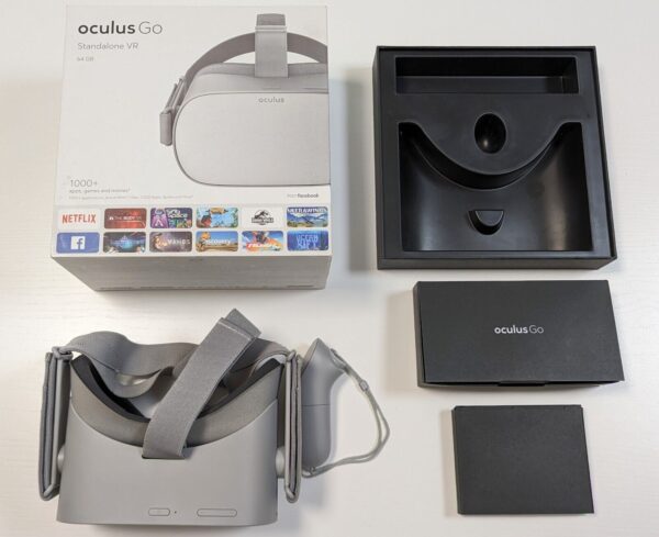 Oculus GO VR Headset (With Controller and Micro USB) - 64GB