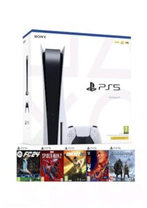 PlayStation 5 Disk Unboxed With 5 Games Options (Pre-owned)
