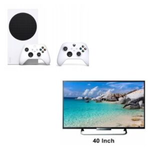 Xbox Series S With 2 Controller And 40 Inches TV