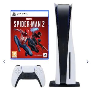 PS5 Console with Marvel Spiderman- 2 Game