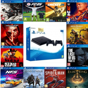 PlayStation 4 Slim 1TB With 2 Controller 80+ Games (pre-owned)