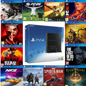 PlayStation 4 Fat 500GB With 80 Games (pre - owned)